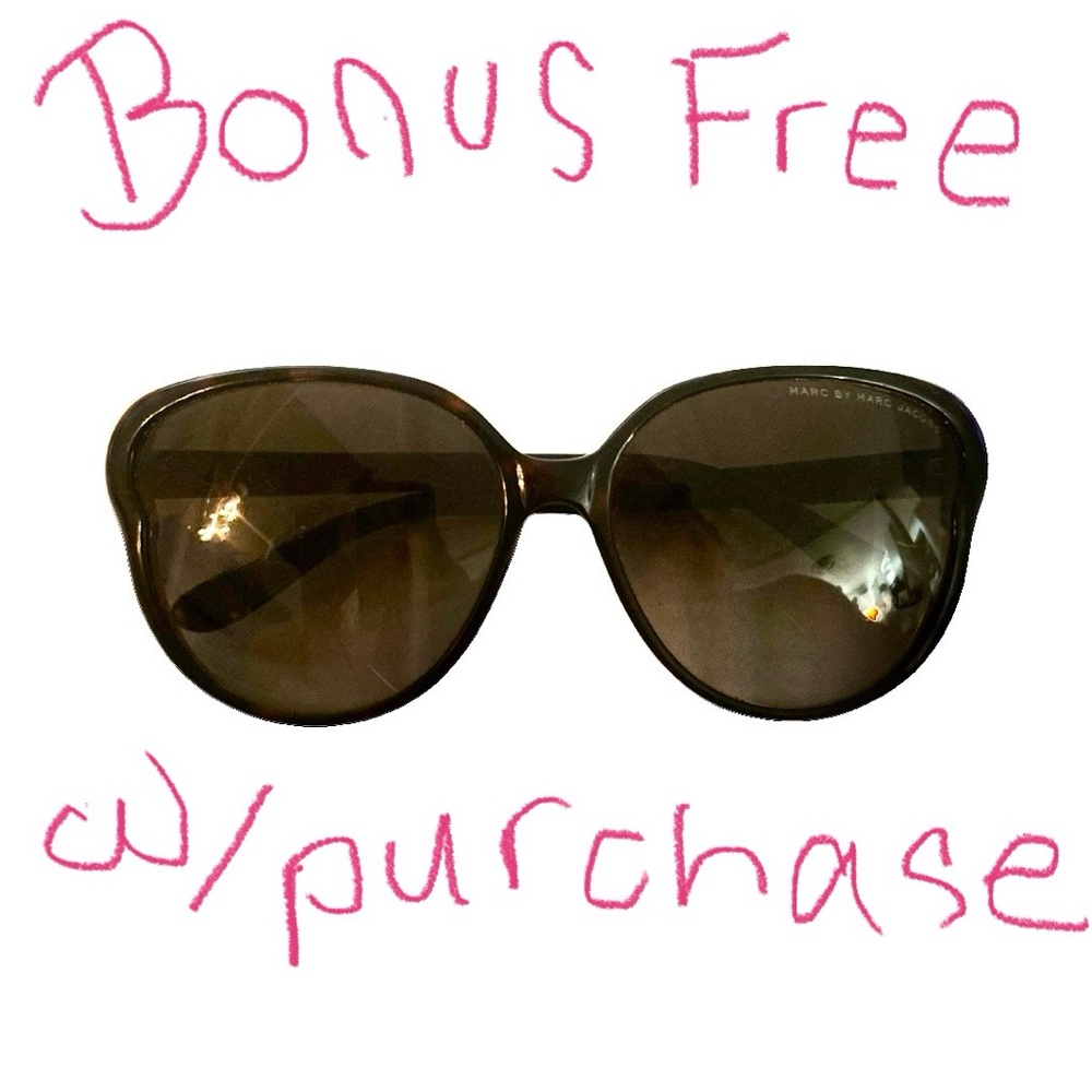 Designer pair of sunglasses and case FREE w/purchase!!